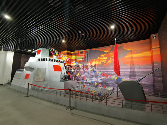 河北園博會--戰艦體驗模型